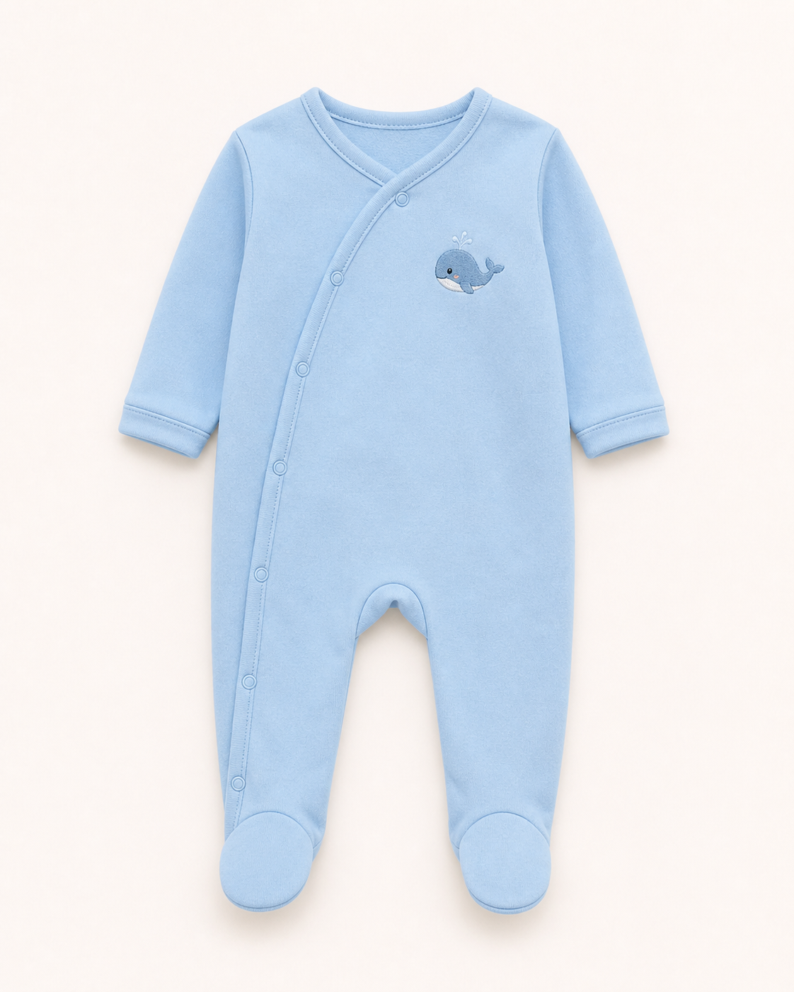 Ocean Friend Whale Sleepsuit