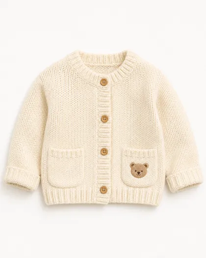 Little Bear Knit Cardigan