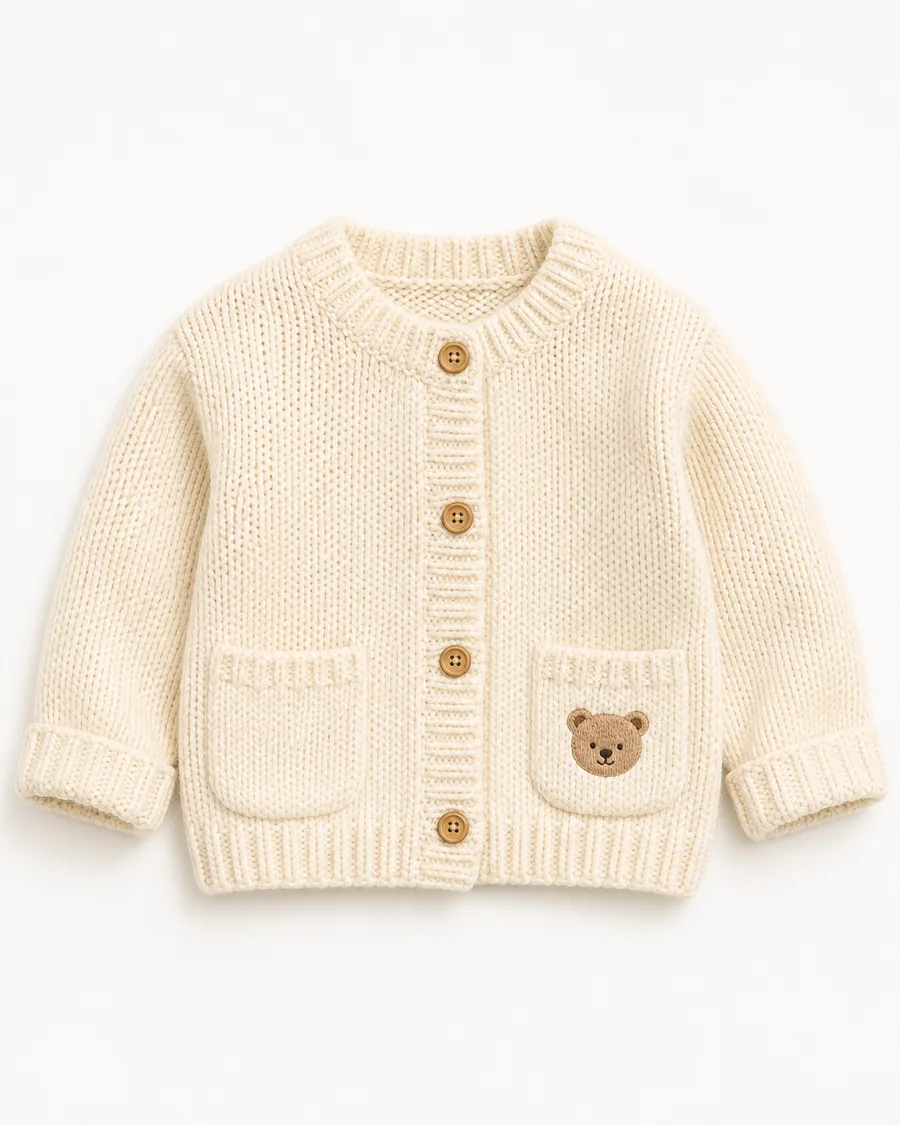 Little Bear Knit Cardigan
