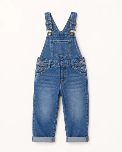 Playtime Soft Denim Dungarees