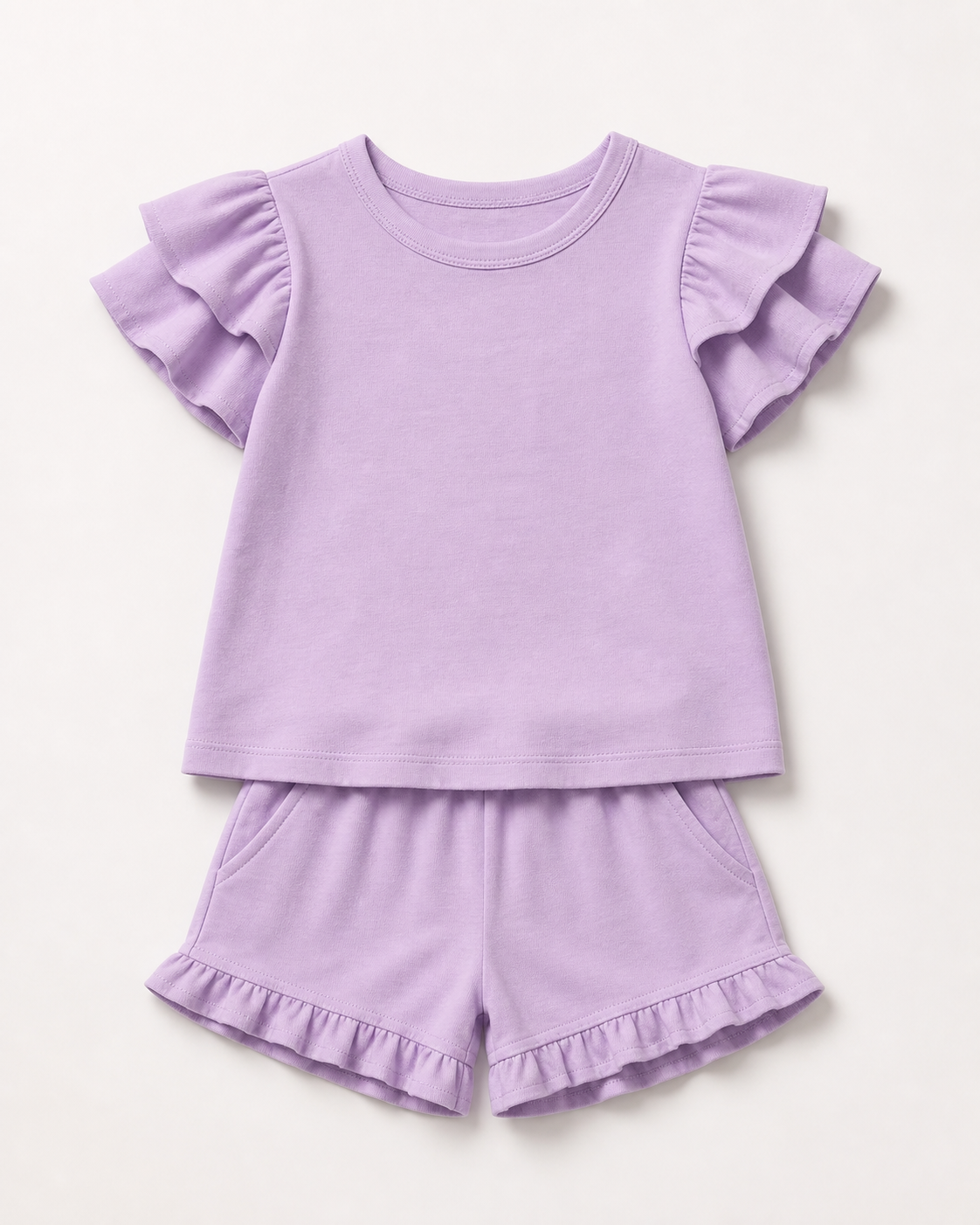 Lavender Ruffle Play Top