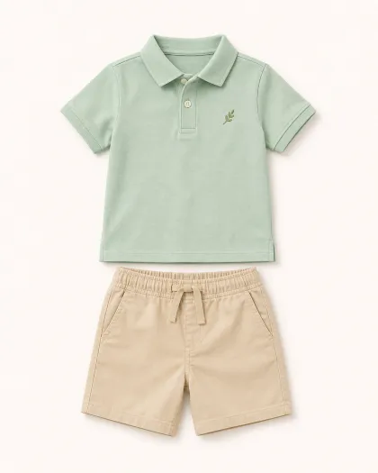 Meadow Polo & Chino Short Set