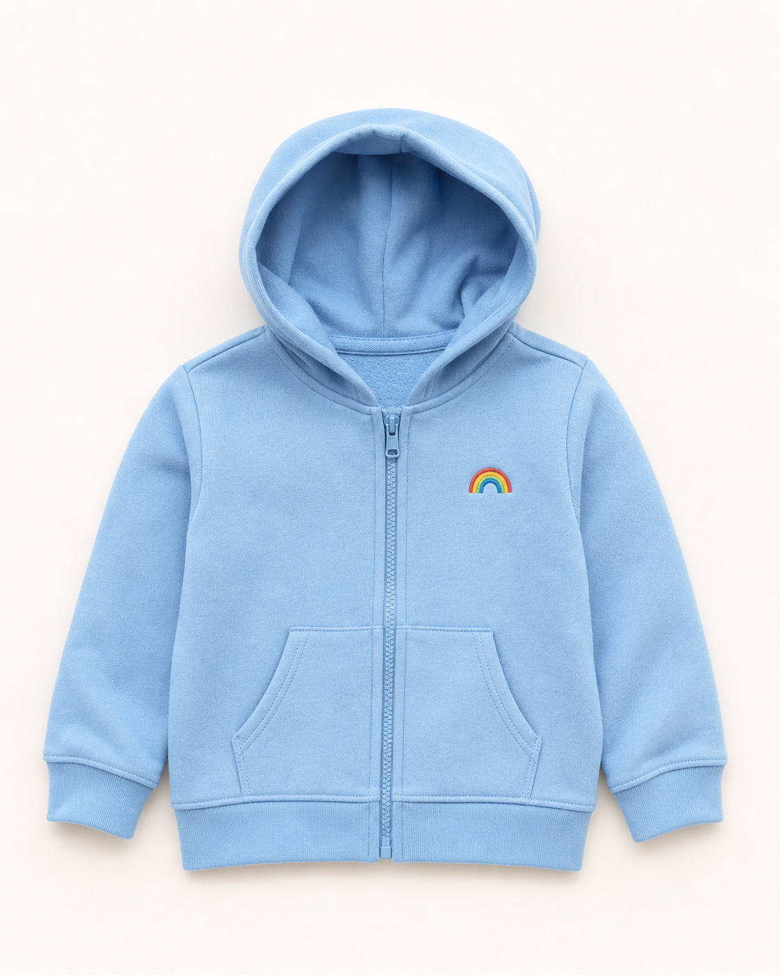 Rainbow Pocket Zip Hoodie