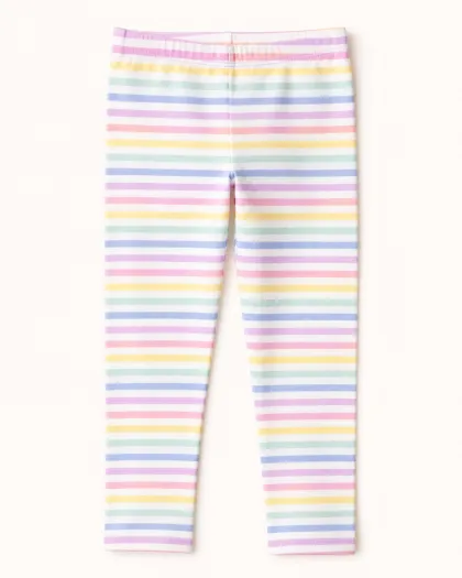 Pastel Rainbow Stretch Leggings