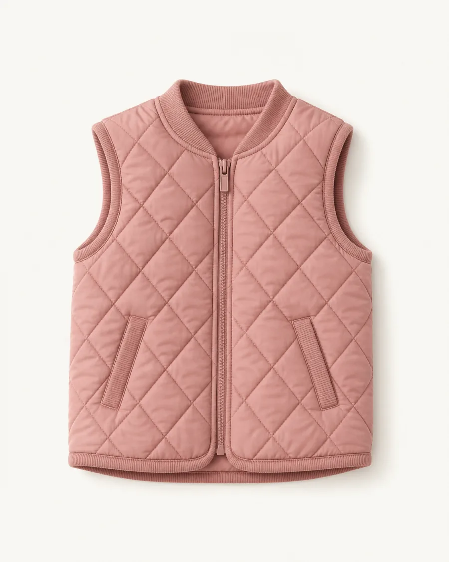Rosebud Quilted Gilet