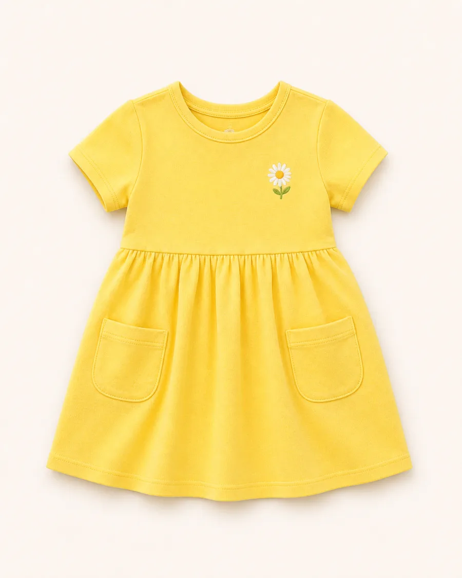 Lemon Daisy Pocket Play Dress