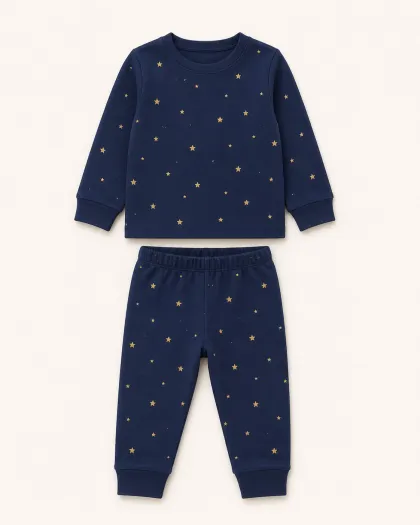 Golden Stars Toddler Pajama Set