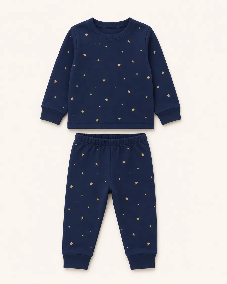 Golden Stars Toddler Pajama Set